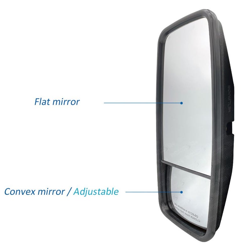 Boursin Side Door Mirror For Isuzu NPR Truck 2008-2025 Diesel Gas LH (No-heated) - Image 4